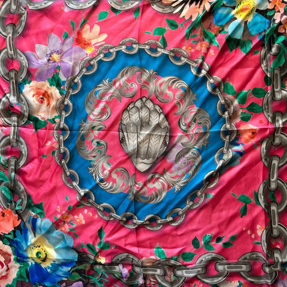NWOT. Woman’s Kurt Geiger London Silk scarf._8